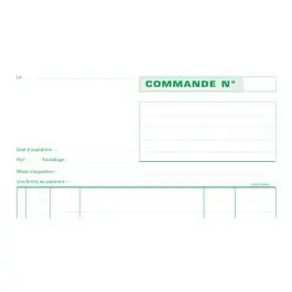 Tendance Exacompta - Manifold Carnet de commandes - 50 tripli - A4 Pas Cher | Bureau Vallée