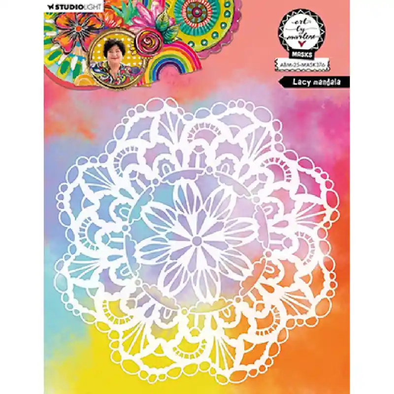 Pochoir Art By Marlene "Lacy mandala Art By Marlene nr. 376" de Studio Light Prix Promo
