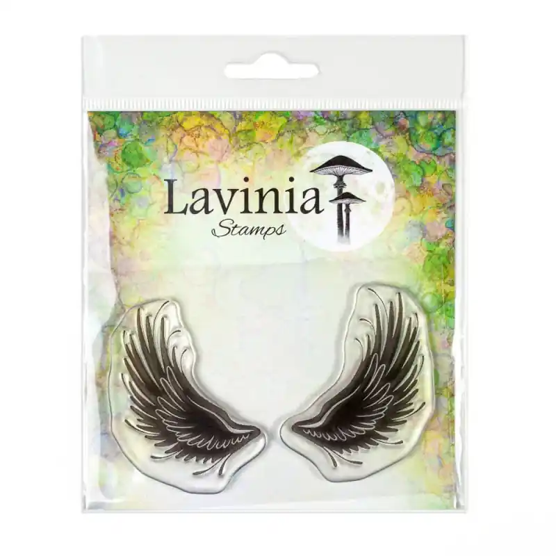 Certifié Tampon transparent "Angel Wings Large" de Lavinia Stamps