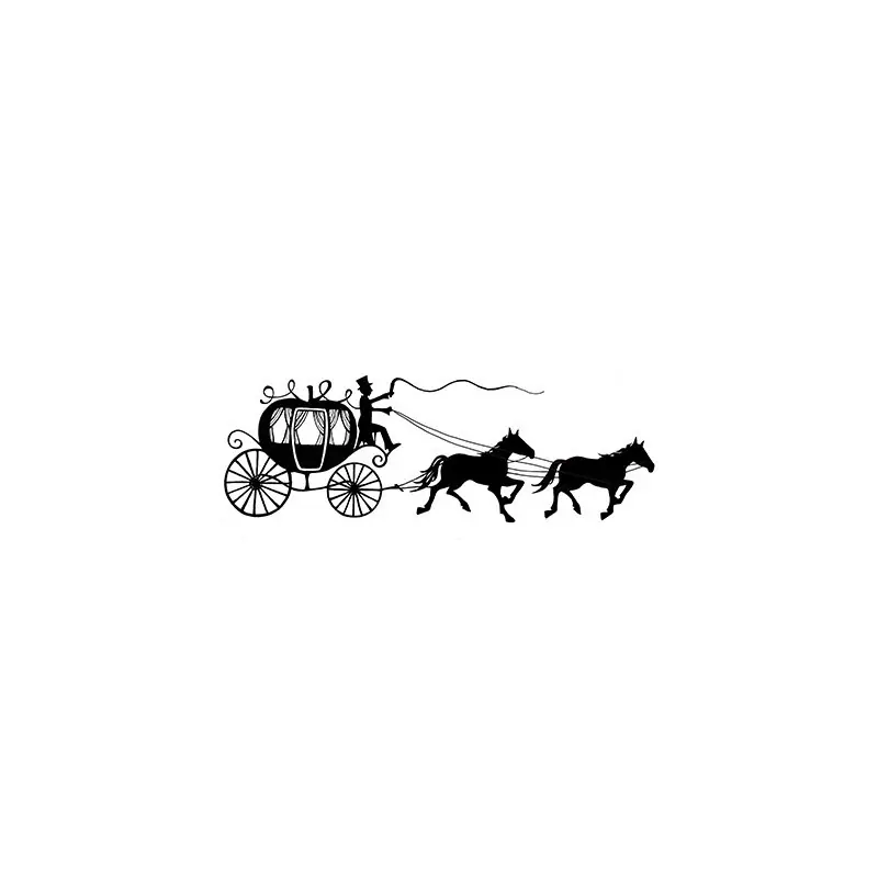 Usine Directe Tampon transparent "horse and carriage" de Lavinia Stamps