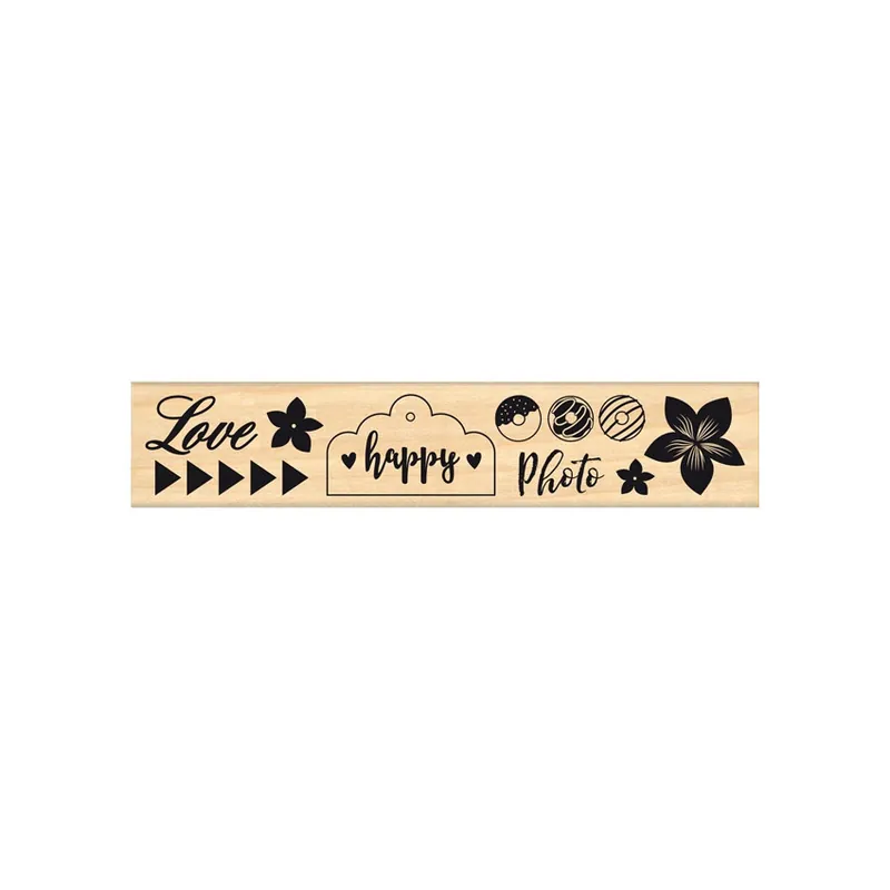 Nouvelle Collection Tampon bois HAPPY PHOTO
