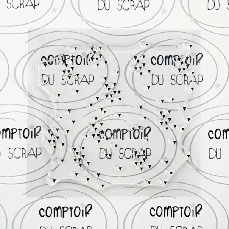 Vente Directe Tampon clear FOND TRIANGLES