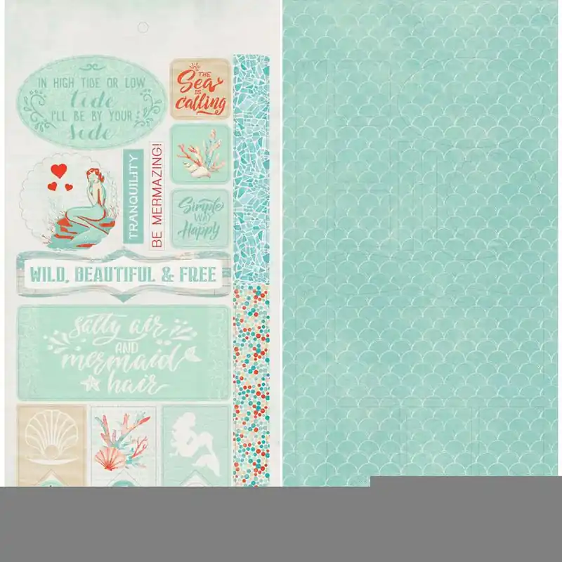 Marque Die cuts Sea Maiden ACCENTS